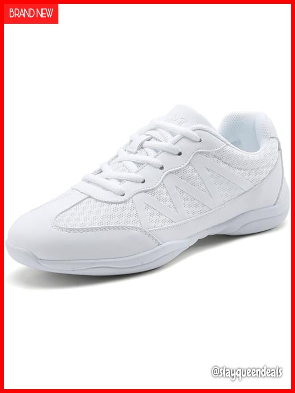 Girls Cheerleading Shoes Lightweight Breathable Athletic Sneakers